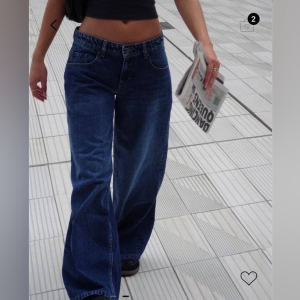 Motel rocks roomy extra wide low rise jeans